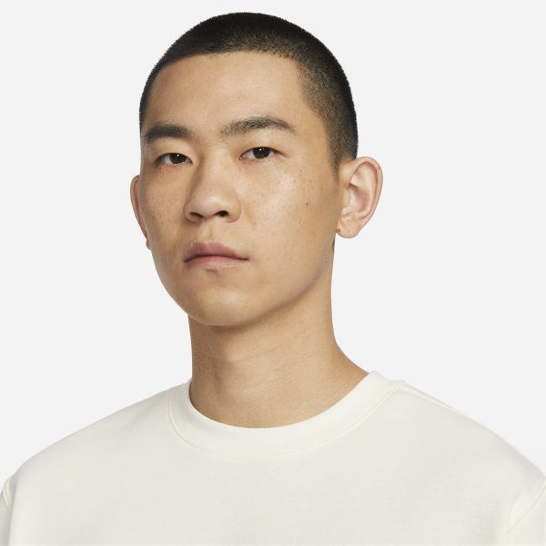 Nike Sportswear Club Fleece Sweatshirt Men's Sail White - View 3