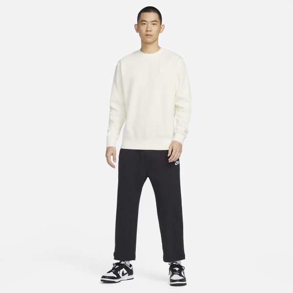 Nike Sportswear Club Fleece Sweatshirt Men's Sail White - View 5