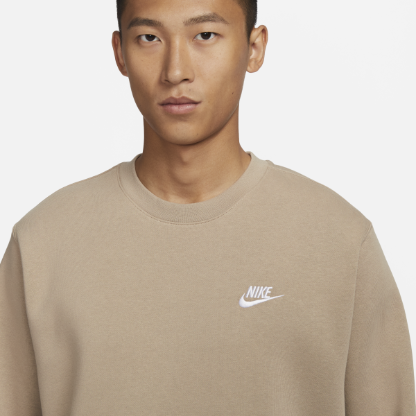Nike Sportswear Club Sweatshirt Men's Khaki - View 3