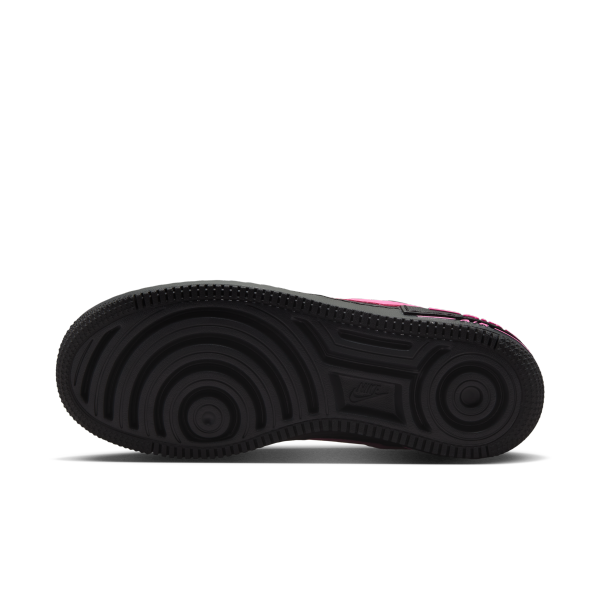 Nike AF1 Shadow Synthetic Leather, Split Cow Leather Skateboard Shoes Black Pink — Rescued #1