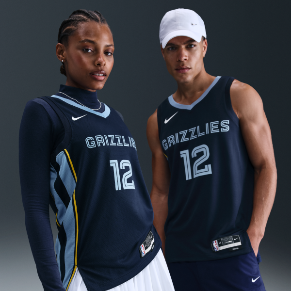 Nike Nba Memphis Grizzlies Ja Morant Icon Edition Dri FIT Swingman Jersey - View 1
