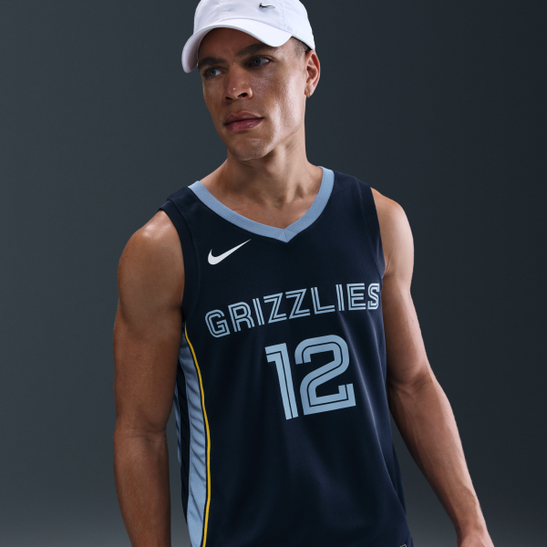 Nike Nba Memphis Grizzlies Ja Morant Icon Edition Dri FIT Swingman Jersey - View 3