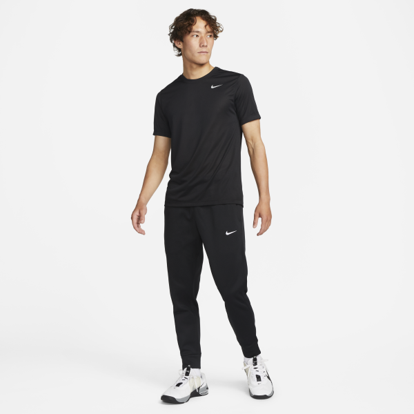 Nike Therma FIT Knitted Sweatpants Men's Black - View 7