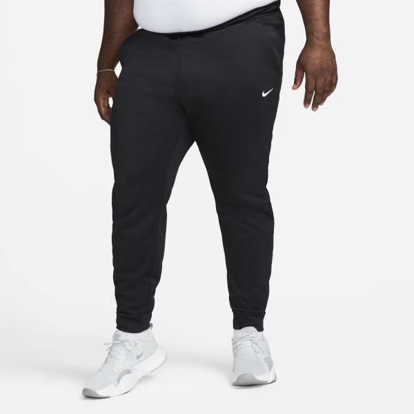 Nike Therma FIT Knitted Sweatpants Men's Black - View 8