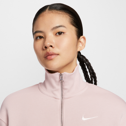 Nike Sportswear Phoenix Fleece PHNX FLC QZ CROP Sweatshirt Women's - View 3