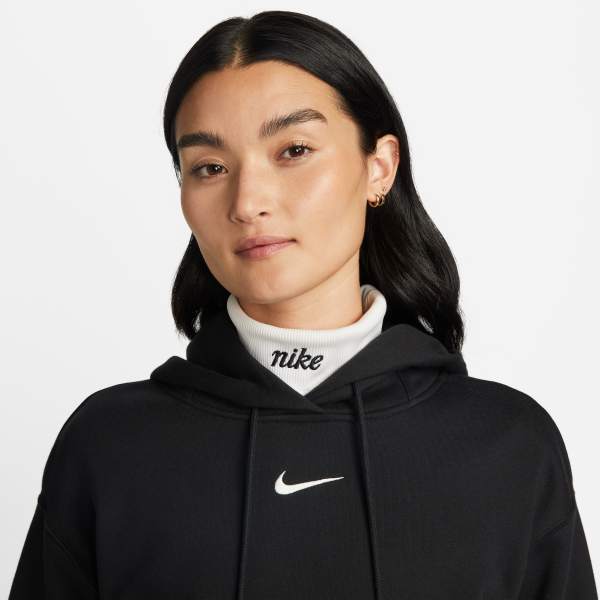 Nike embroidered-logo cotton hoodie - View 3