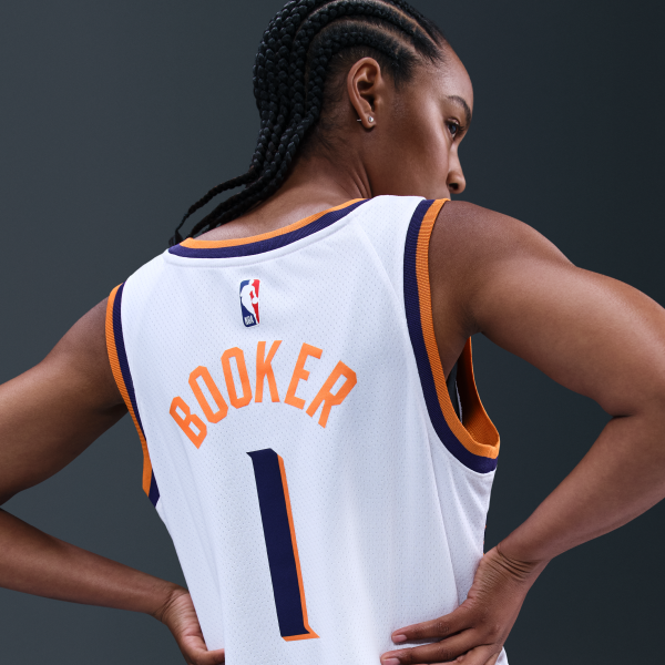 Nike Devin Booker Phoenix Suns 2023/24 Association Edition Men's Nike Dri-FIT Nba Swingman Jersey - View 4