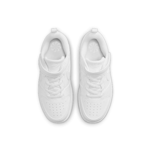 Nike Court Borough Low Recraft PS 'Triple White' - View 4