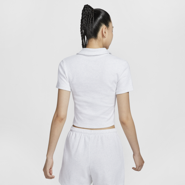Nike T Shirts Women's White Lapel Moderate Other - View 2