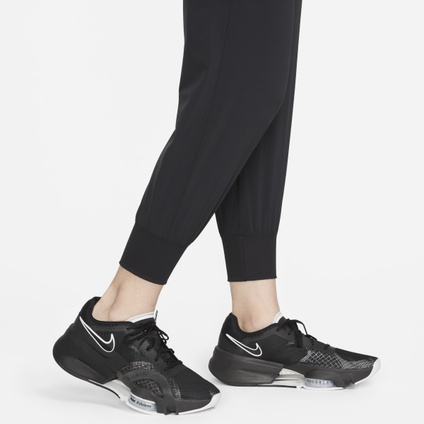 Nike Knitted Sweatpants Women's Black Moderate Slim Fit Pants - View 5