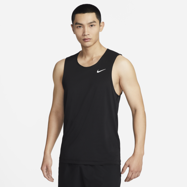 Nike DRI FIT READY Tank Top Men's Black - View 1