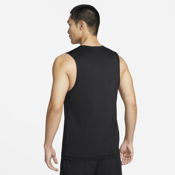 Nike DRI FIT READY Tank Top Men's Black - View 2