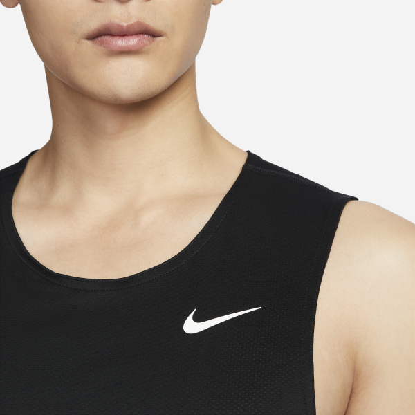 Nike DRI FIT READY Tank Top Men's Black - View 4