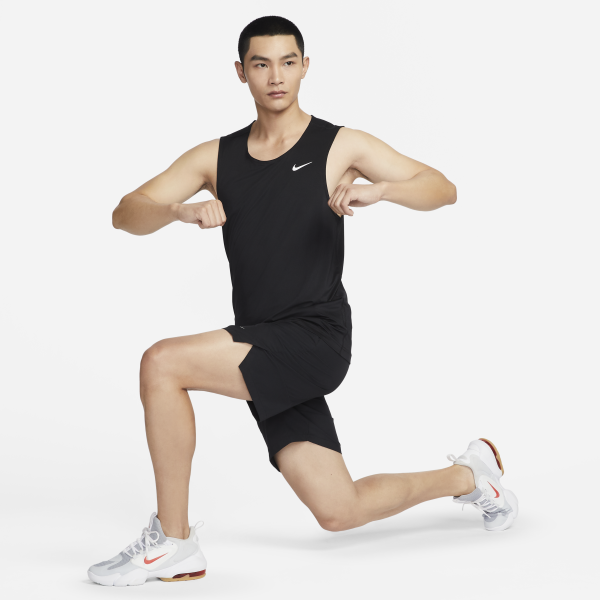 Nike DRI FIT READY Tank Top Men's Black - View 6