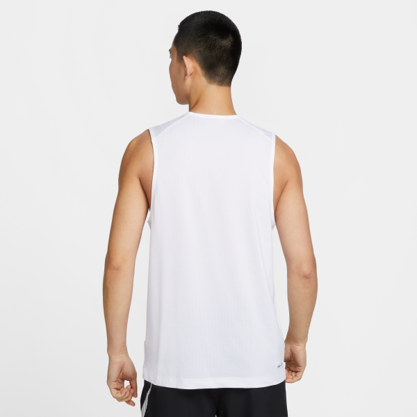 Nike Dri Fit Tank Top Men's White - View 2