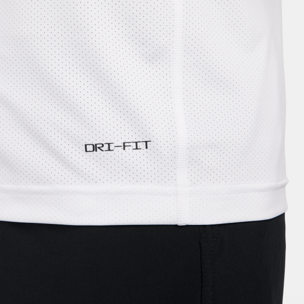 Nike Dri Fit T Shirt Men's White - View 4
