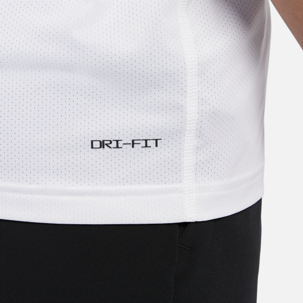 Nike Dri Fit T Shirt Men's White - View 5