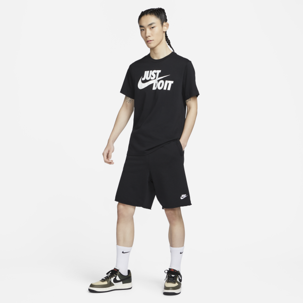 Nike Club Sports Shorts Men's Black Moderate - View 9