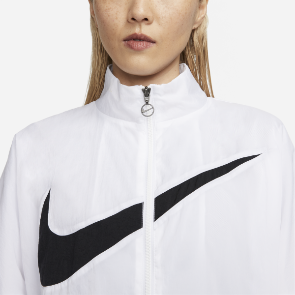 Nike Sportswear Essential Women's Woven Jacket White - View 4