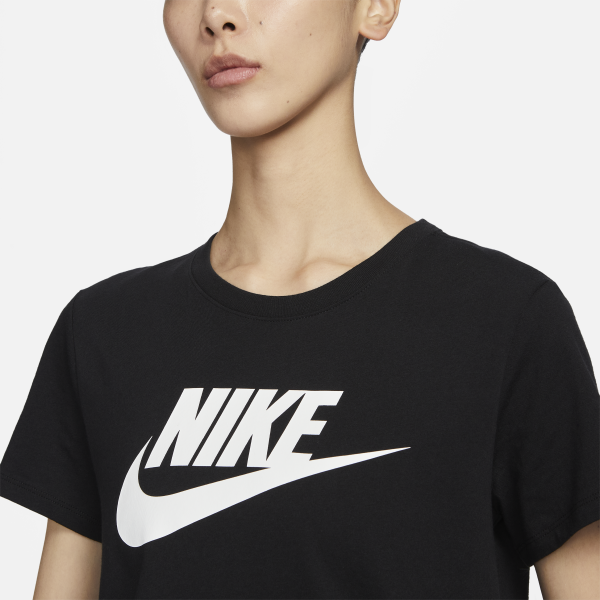 Nike Sportswear Essentials Women's Logo T-Shirt Black - View 3
