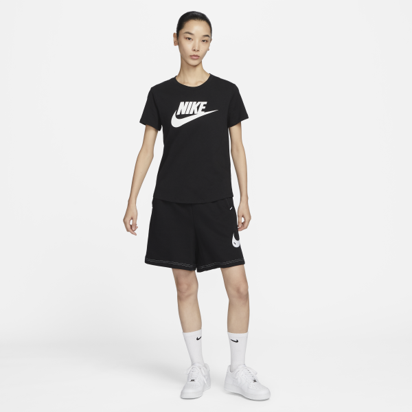 Nike Sportswear Essentials Women's Logo T-Shirt Black - View 4