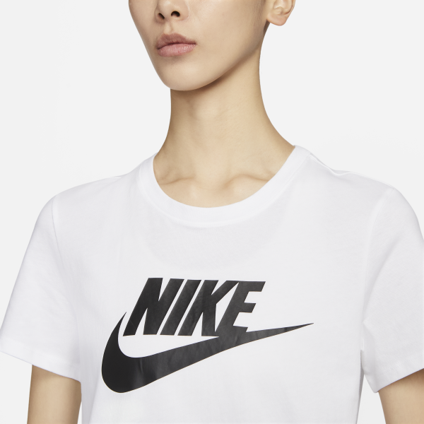 Nike Sportswear Essentials Women's Logo T-Shirt White - View 3