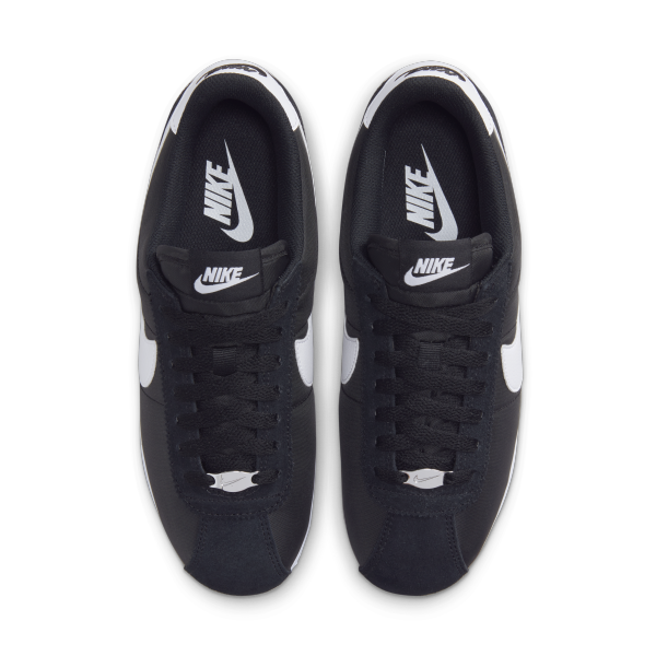 Nike Cortez Nylon Black White — Rescued #1