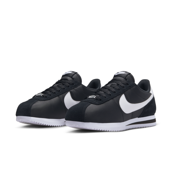 Nike Cortez Nylon Black White — Rescued #1