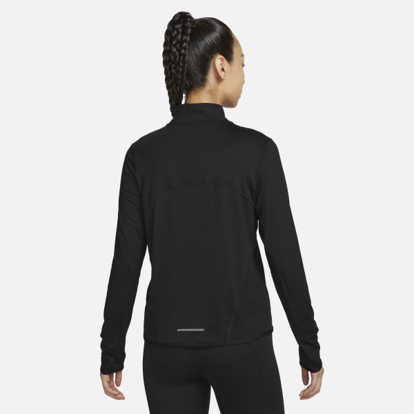 Nike Set in Sleeve Running T Shirt Women's Black - View 2