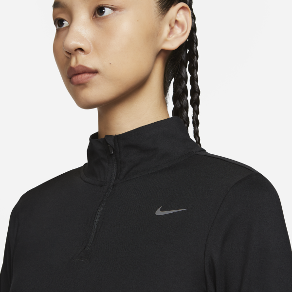 Nike Set in Sleeve Running T Shirt Women's Black - View 3