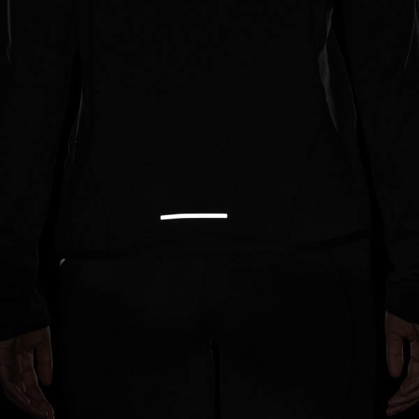 Nike Set in Sleeve Running T Shirt Women's Black - View 9