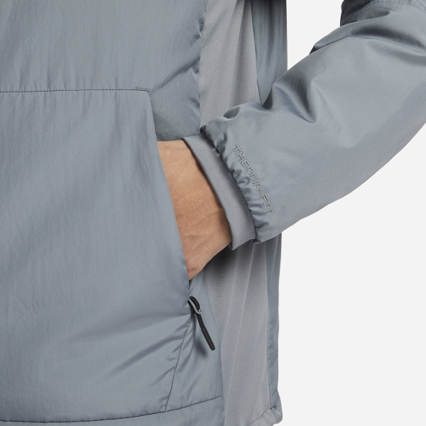 Nike Therma FIT Jacket Men's Smoke Gray - View 4