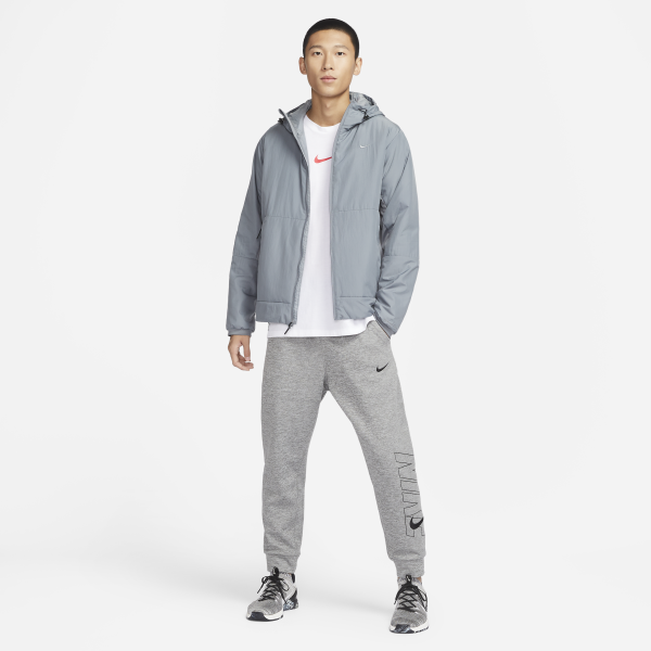 Nike Therma FIT Jacket Men's Smoke Gray - View 8
