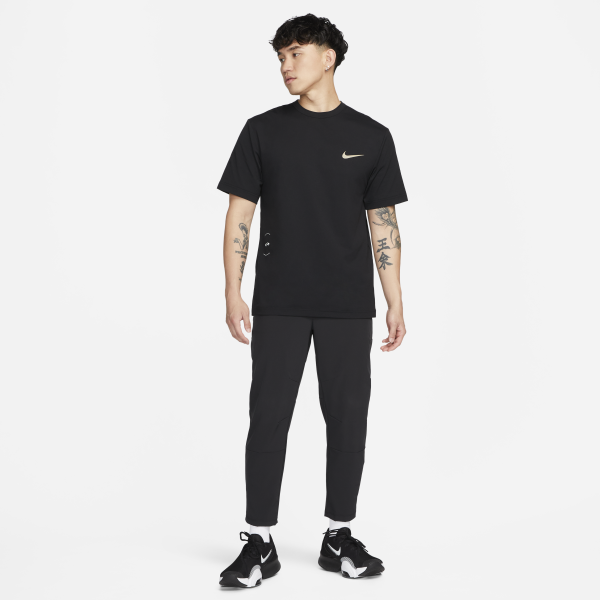 Nike Dri Fit Casual Pants Men's Black - View 6