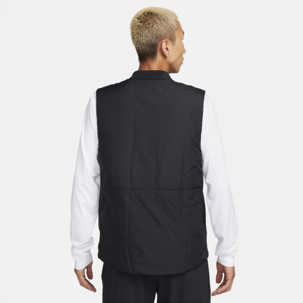 Nike Therma Vests Men's Black Baseball Collar Moderate Other - View 2