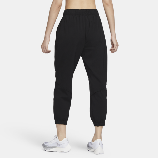 Nike Dry Fit Fast Women's Mid Rise 7/8 Warm Up Running Pants Black - View 2