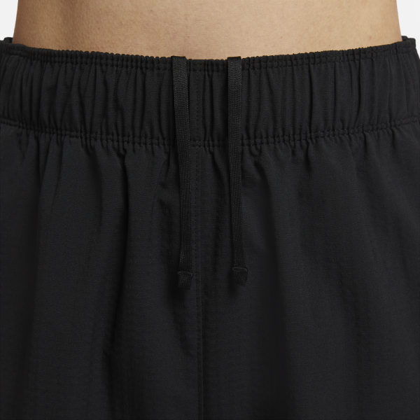 Nike Dry Fit Fast Women's Mid Rise 7/8 Warm Up Running Pants Black - View 3
