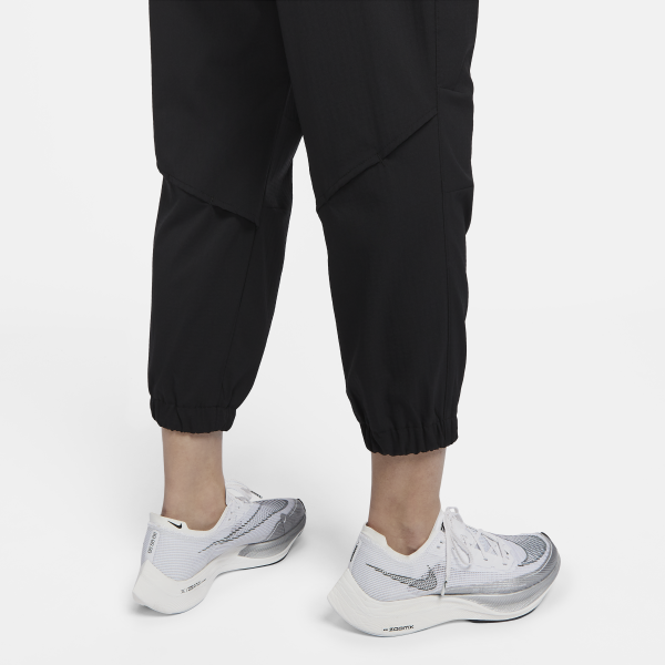 Nike Dry Fit Fast Women's Mid Rise 7/8 Warm Up Running Pants Black - View 5