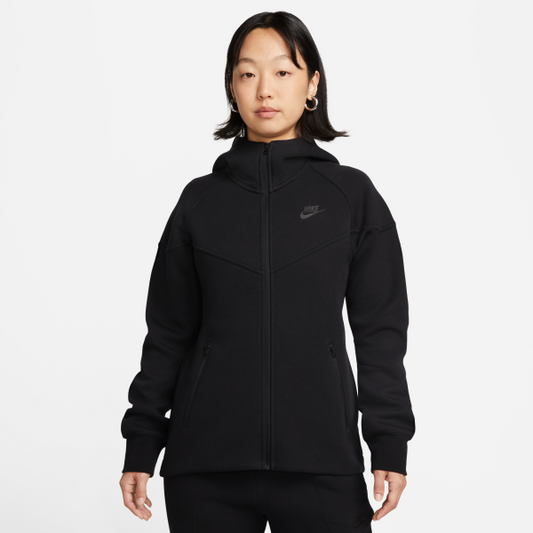 Nike WINDRUNNER Sportswear Tech Fleece Jacket Women's Black - View 1