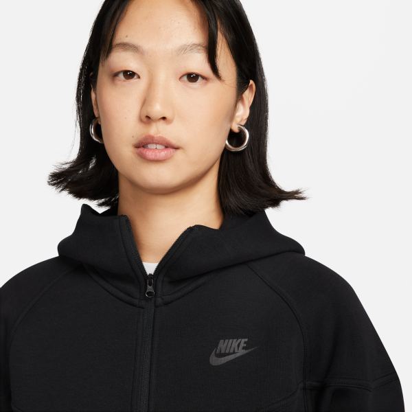 Nike WINDRUNNER Sportswear Tech Fleece Jacket Women's Black - View 3