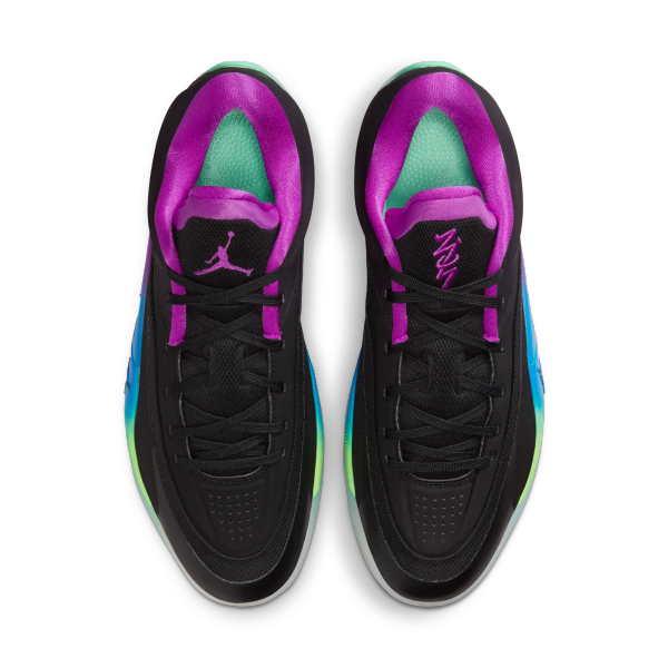 Jordan Zion 4 Low top Basketball Shoes Men's Black - View 4