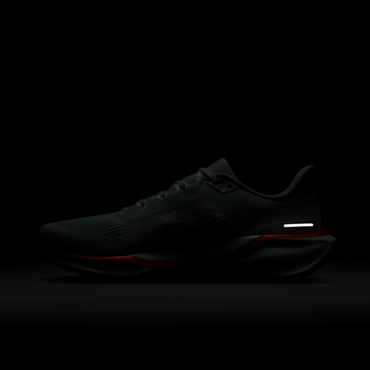 Nike Air Zoom Pegasus 41 White Barely Green Bright Crimson Metallic Silver - View 12