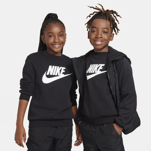 Nike Sweatshirt Sportswear Club Fleece Black Kids' - View 1