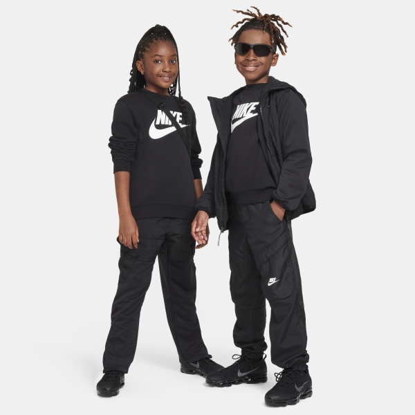 Nike Sweatshirt Sportswear Club Fleece Black Kids' - View 4