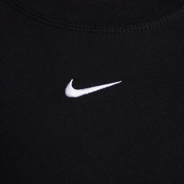 Nike Sportswear Women's Logo Crewneck Loose Fit T-Shirt Black - View 4