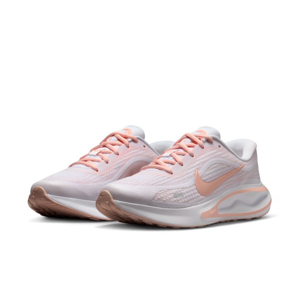 Nike Journey Run White Washed Coral Women's - View 5