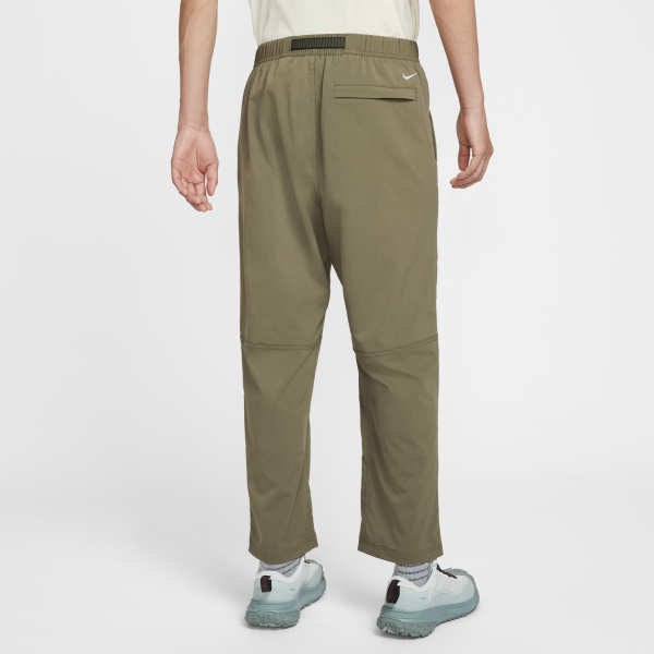 Nike Casual Pants Men's Army Green Moderate Straight Fit Pants - View 2