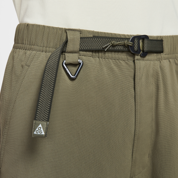 Nike Casual Pants Men's Army Green Moderate Straight Fit Pants - View 3