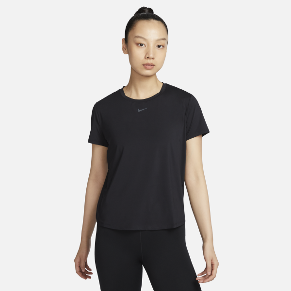 Nike AS W NK One Classic DF SS Women's Running Training T-Shirt Black - View 1
