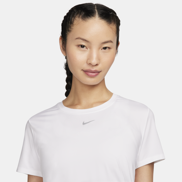 Nike One Classic Dri-FIT Women'ss Running Training T-Shirt White - View 3